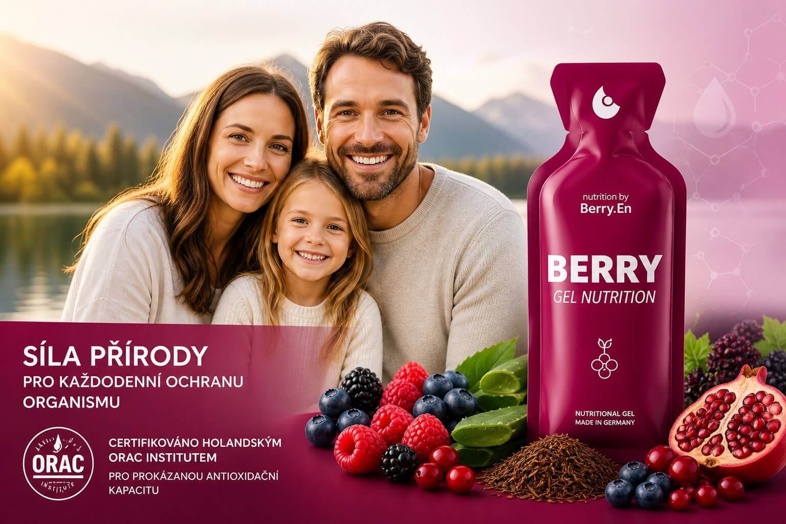 Berry antioxidant přírodní rodina